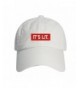 It's LIT Dad Hat Cotton Baseball Cap Polo Style Low Profile 12 Colors - White - CD1866935SY