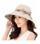 HAPEE Womens Sun Hat Hindawi Summer Reversible UPF 50+ Beach Hat Foldable Wide Brim Cap - Beige - CA183LC3YNA