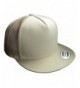Adjustable Snapback Classic Trucker Hat by FlexFit 6006 - Khaki - CC186RSGWMZ