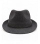Blend Short Trilby Fedora Charcoal in Men's Fedoras