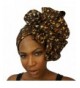 The Urban Turbanista Head Wrap -Extra Long African Wax Print Headwrap Scarf Tie - Brown Bounty - CN183L4938T