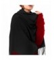 Womens Thick Soft Cashmere Wool Pashmina Shawl Wrap Scarf - Aone Warm Stole(5 Colors) - Black - CE187AHGYQY