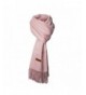 Cashmere Scarf For Womens And Mens Super Soft Fashion Long Tassel Pink Scarf（80.7X25.6 In） - CK187R07C0H