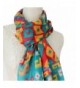 ADJOINT Womens Colorful Printed Bohemian in Fashion Scarves