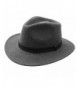 Classic Italy Men's Traveller III Wool Felt Fedora Hat - Gris - C01237YMUHX