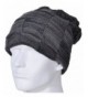 Yuhan Pretty Men Beanie Hat Winter Warm Wool Knit Slouchy Fleece Lined Skull Cap - Black - CI189LHU89U
