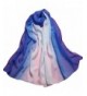Luweki Fashion Lady Gradient Color Long Wrap Women's Shawl Chiffon Scarf Scarves - Blue - C312N2H7ECK