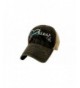 HOOey Ladies Good Run Black Trucker Hat- Adjustable Mesh Back - CT1000 - CX128NGWO2L