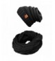 Winter Scarfs Knit Infinity Scarf Women & Men Circle Loop Scarves Hat Set - Black - CT1868M523L