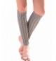 Women's Cable Knit Leg Warmers Knitted Crochet Long Socks by Super Z Outlet - Gray - CP11T2NYOH3