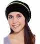 Simplicity Winter Slouchy Knit Beanie Hat for Women or Men- Color Stripe_Black - Color Stripe_black - C0110QVQE37