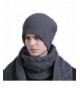 CACUSS Men's Fashion Cotton Knit Pattern Soild Breathable Beanie Hat - Grey - CO1869CZMD8