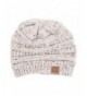 Funky Junque FunkyJunque C.C Confetti Knit Beanie - Thick Soft Warm Winter Hat - Unisex - Oatmeal - CP126KV4B1X