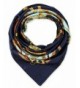 100% Polyester Silk Feeling 35" Kerchief Neck Scarf for Women by corciova - 111 Navy - CS126LOX1W9
