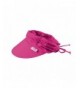 UV Skinz UPF 50+ Womens Swim Visor - Hot Pink - CR121FFF6QX