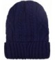 Cuff Beanies For Men Women Fleece Lined Skull Beanie Hat Ski Hats Winter Knit Cap - Navy - CQ1884LM7CU