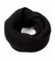 1PCS Winter Warm Knitted Thicken Neckerchief -Neck Warmer Scarf Soft Shawl - Black - CZ186LLLTU5