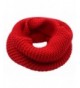 CC-US Women Winter Infinity Scarf Knit Neckerchief Warm Circle Loop Shawl - Red - CM184HWAQDA