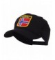 Europe Flag Shield Patch Cap - Norway W42S54F - CT11E8U4SO9