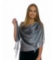 Petal Rose Shawls Evening Dresses - Silver - CF128ZLX2QV