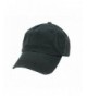 Decky Distressed Vintage Polo Style Low Profile Baseball Cap (Many Colors Available) - Black - C3111Q36MXL