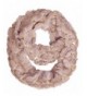 Peach Couture Faux fur Solid Color Plush Cowl Collar Infinity Loop Scarf - Pink 06 - CC1887CQ79Y