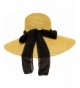 Great Deals! Golden Tan Hat w/ Black Scarf Through Eyelets - CP113EYPC9Z