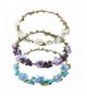 DRESHOW Berries Headband Festivals Wedding - Purple white blue - CB17YL48ZR4