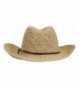 Livingston Womens Woven Straw Cowboy in Men's Cowboy Hats