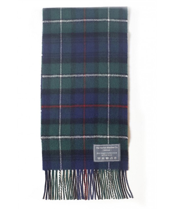 The Tartan Blanket Co. Scottish Lambswool Scarf Mackenzie Modern Tartan - C312E187K5B