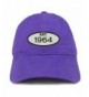 Trendy Apparel Shop Established 1964 Embroidered 54th Birthday Gift Soft Crown Cotton Cap - Purple - CG180L8N2RG