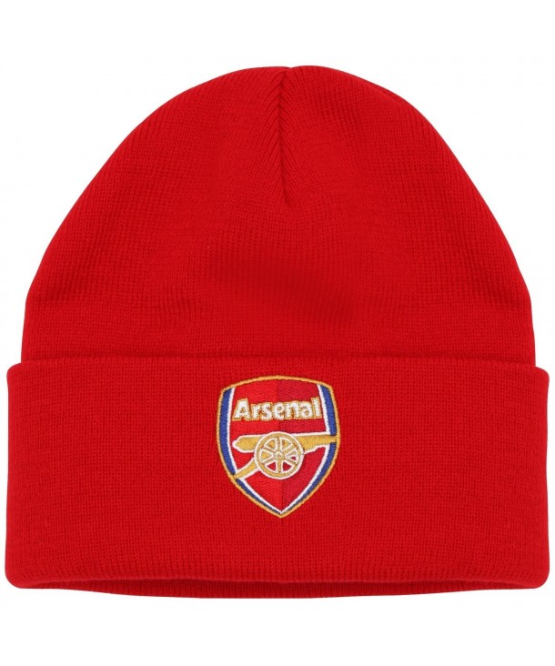 Arsenal Official Soccer/Football Merchandise Adult FC Core Winter Beanie Hat - Red - CK11YN9MH61
