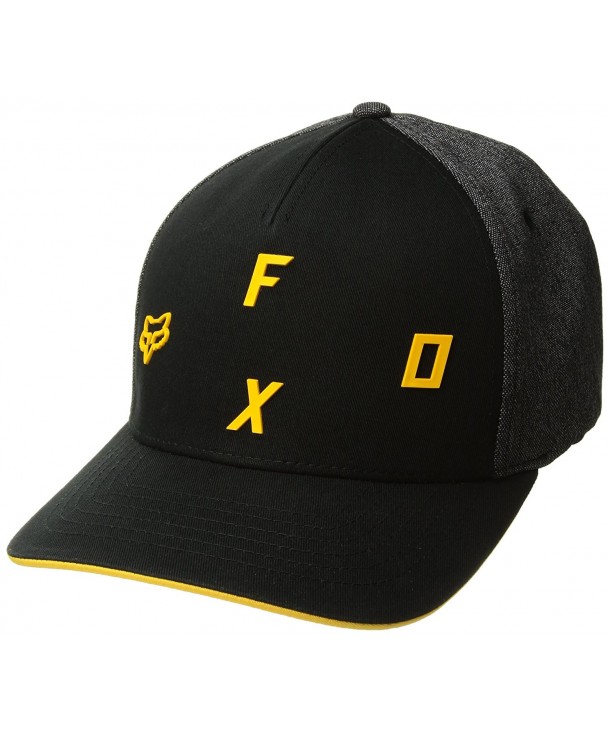 Fox Men's Tri Stack Flexfit - Black/yellow - CY182DKU9Z6