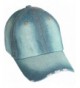 KMystic Adjustable Washed Denim Baseball Cap - Washed Blue - CQ18774X7QM