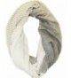 Marilyn & Main Women's Lightweight Striped Solid Infinity Soft Scarf - White - CO1223M15Z3