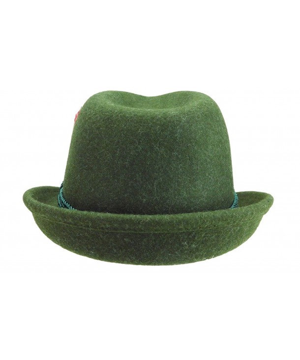 Essence Of Europe Gifts Men's Austrian Wool Hat W/ Feather Green ...