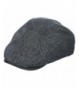 Henschel Men's Herringbone New Shape Ivy Hat with Suede Visor - Gray - CB17YQO4MNM