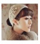 Headbands for Women- DORIC Knit Warm Head Wrap Hair Band - Beige - CS186E0YUMH