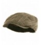MG Men's Plaid Ivy Newsboy Cap Hat - Brown - CL114F41LZ7