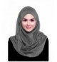 Hana's Womens Plain Glitter Maxi Viscose Hijab Scarf One Size - Pink - C91878XMCN8