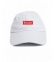 Boujee Supreme Custom Dad Hat Baseball Cap Unstructured New - White - CK17YUQC5UI