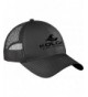 Koloa Surf Wave Logo "Old School" Curved Bill Mesh Snapback Hats - Charcoal With Black Embroidered Logo - CJ17Z3O00W0