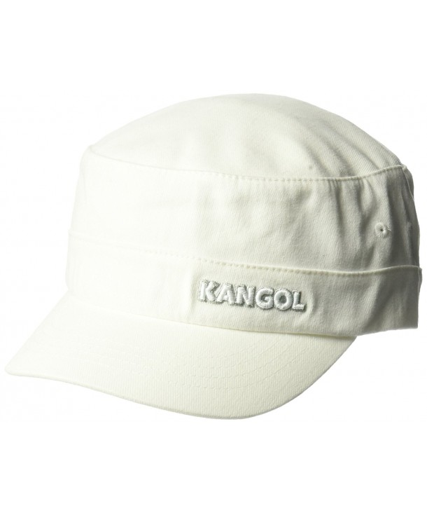 Kangol Men's Cotton Twill Army Cap - White - CO115OSR9U9