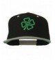 Clover Embroidered Two Tone Snapback