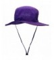 MatchLife Outdoor Soft Outdoor Fishing Hiking Sun Cap Soft Bucket Mesh Unisex Boonie Hat - Purple - CU182EW4MNT