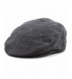 THE HAT DEPOT Washed Denim Cotton newsboy IVY Cap Style Hat - Black - CQ12O8XHI8X