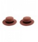 Women's Felt Cordobes Hat 518HF - 2 Pcs Brown & Brown - C01217CK4AB