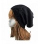 AutumnFall Fashion Slouch Baggy Beanie Cap Slouchy Skull Hat Mens Womens Knit Hat - Black - CB128WGM355