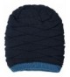 Loritta Winter Knitting Slouchy Beanie in Men's Skullies & Beanies