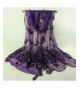 Besde Fashion Flower Embroidered Purple